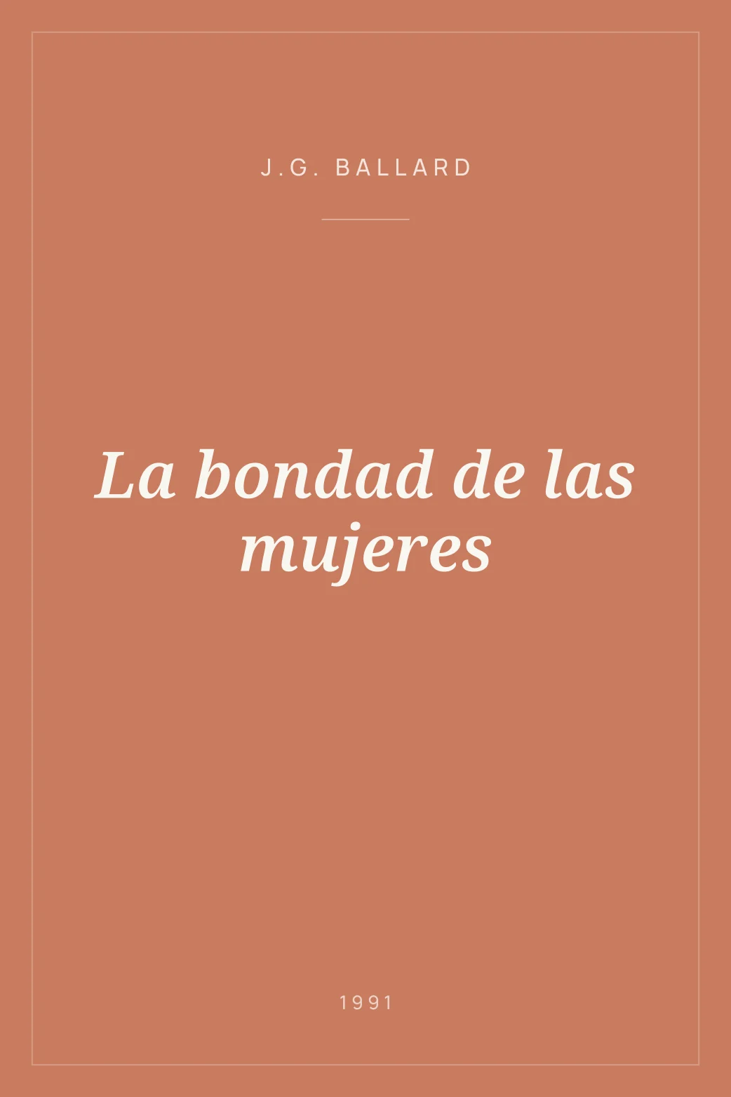 Portada de La bondad de las mujeres