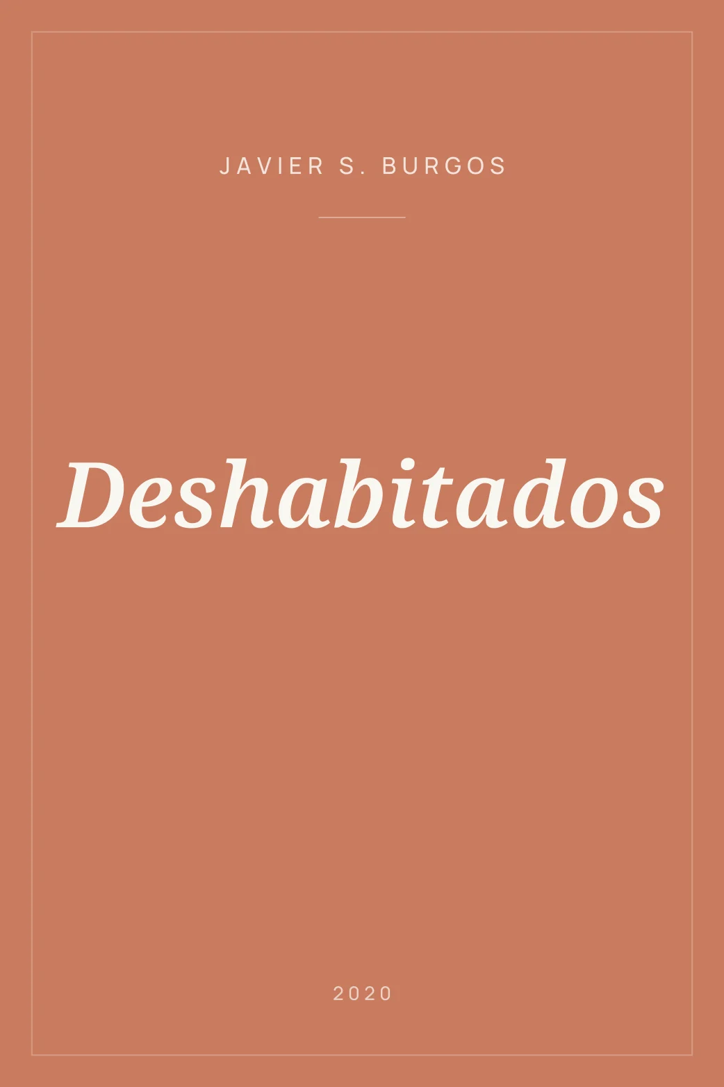 Portada de Deshabitados