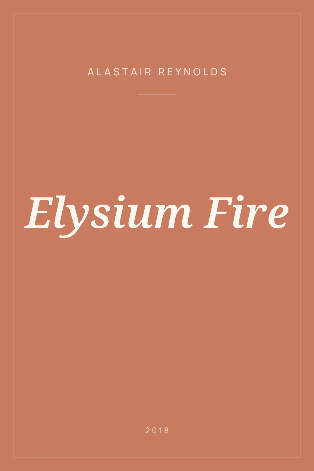 Portada de Elysium Fire