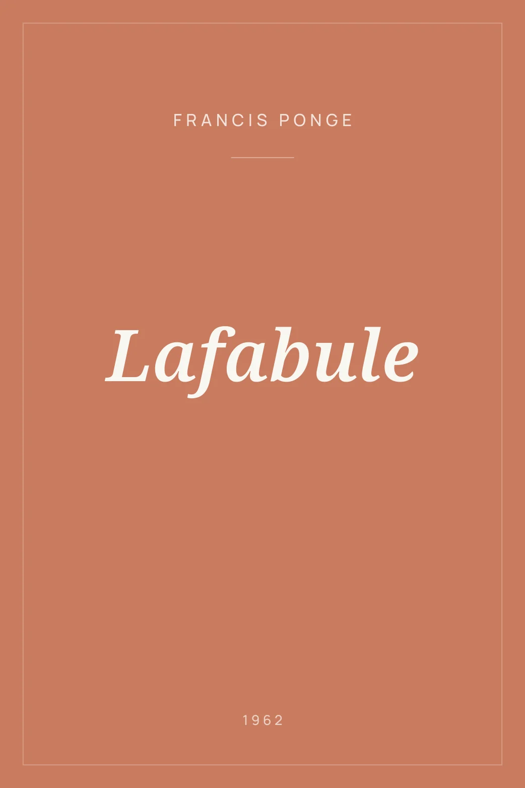 Portada de Lafabule