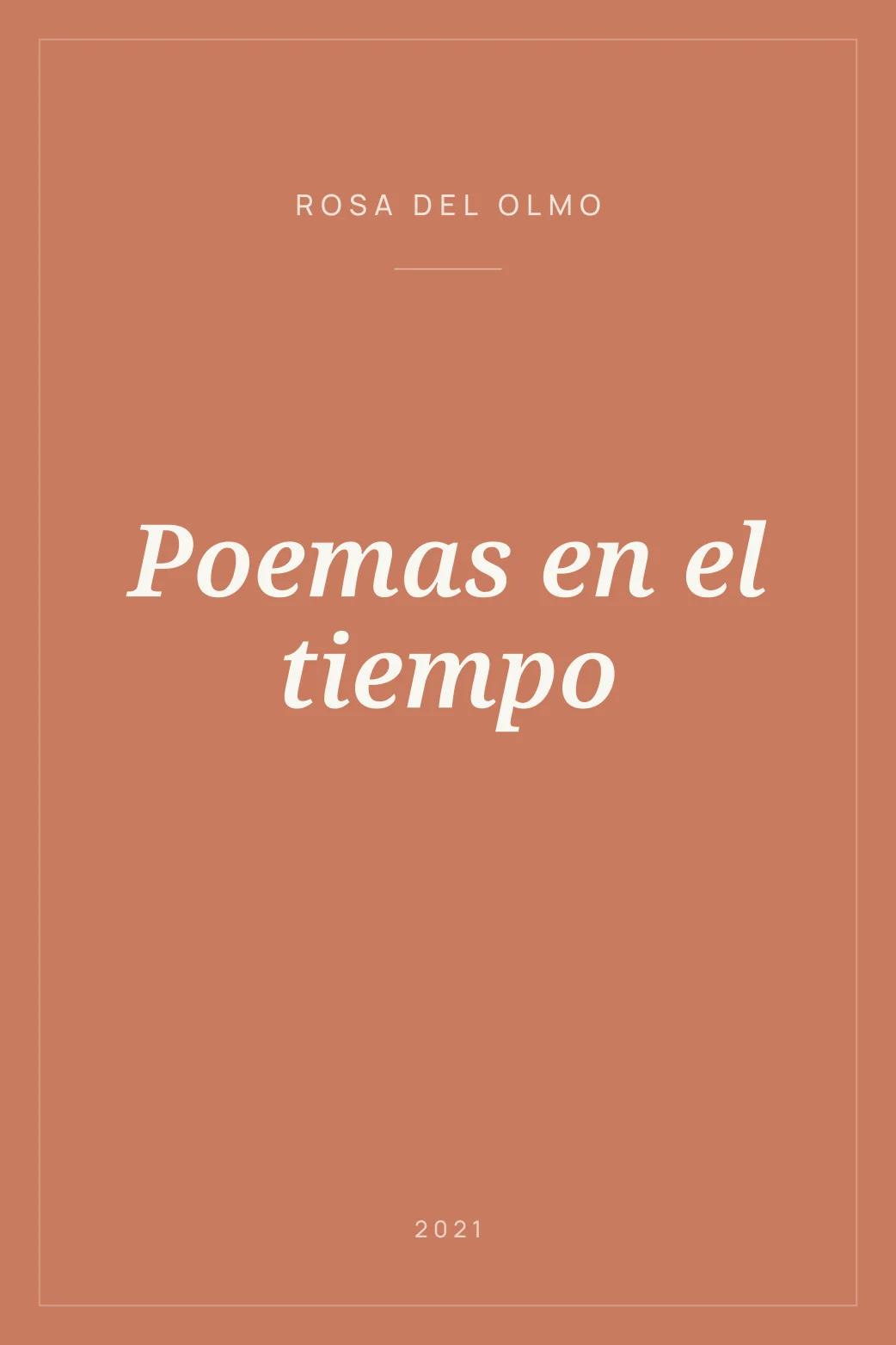 Portada de Poemas en el tiempo