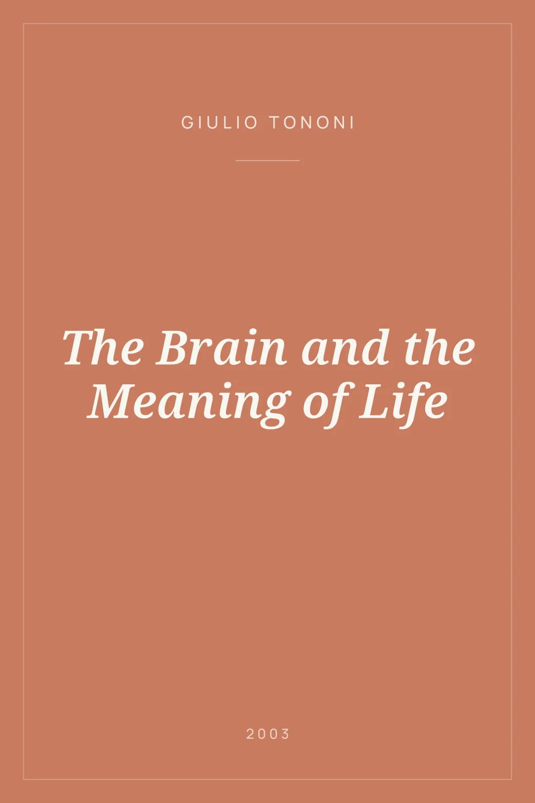 Portada de The Brain and the Meaning of Life