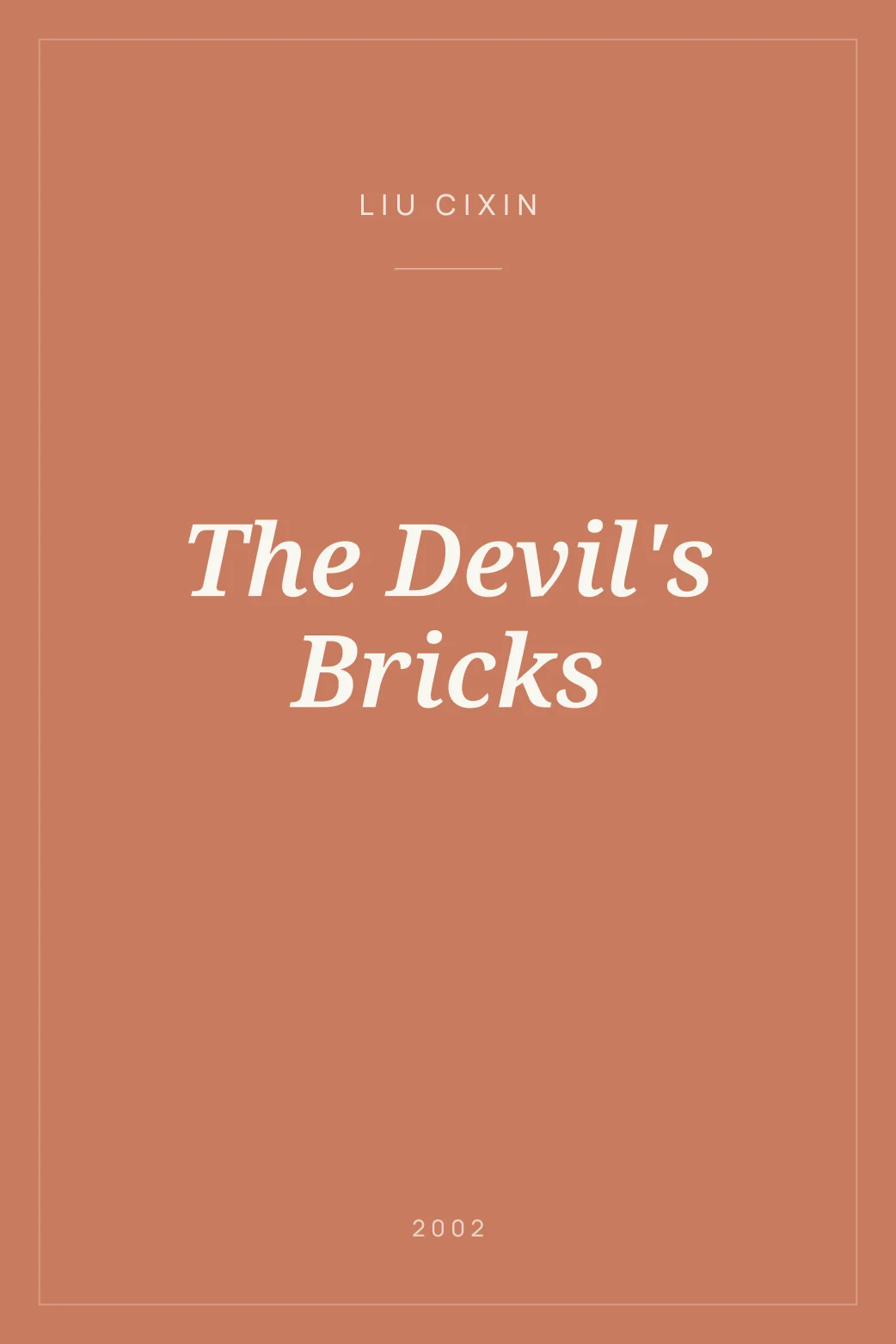 Portada de The Devil's Bricks