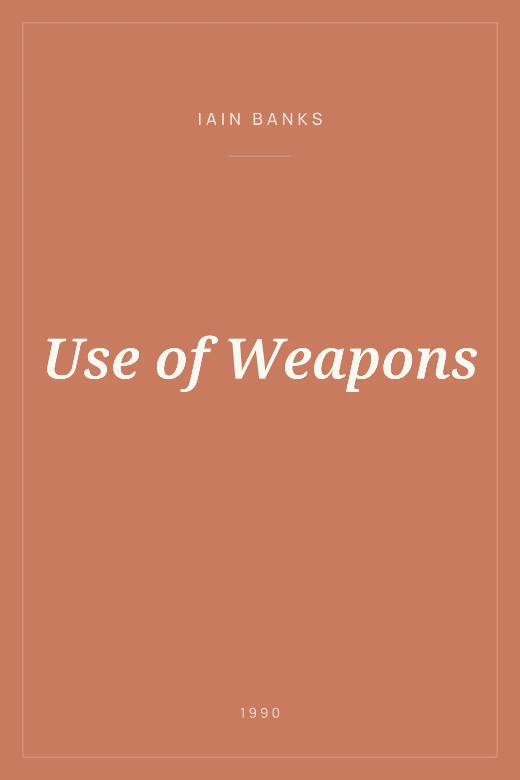 Portada de Use of Weapons