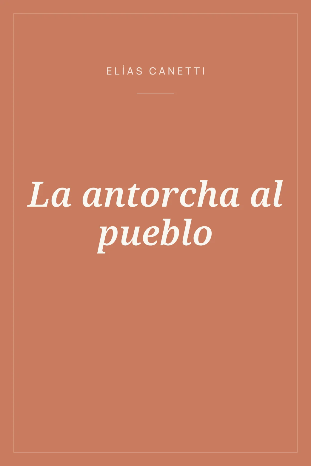 Portada de La antorcha al pueblo
