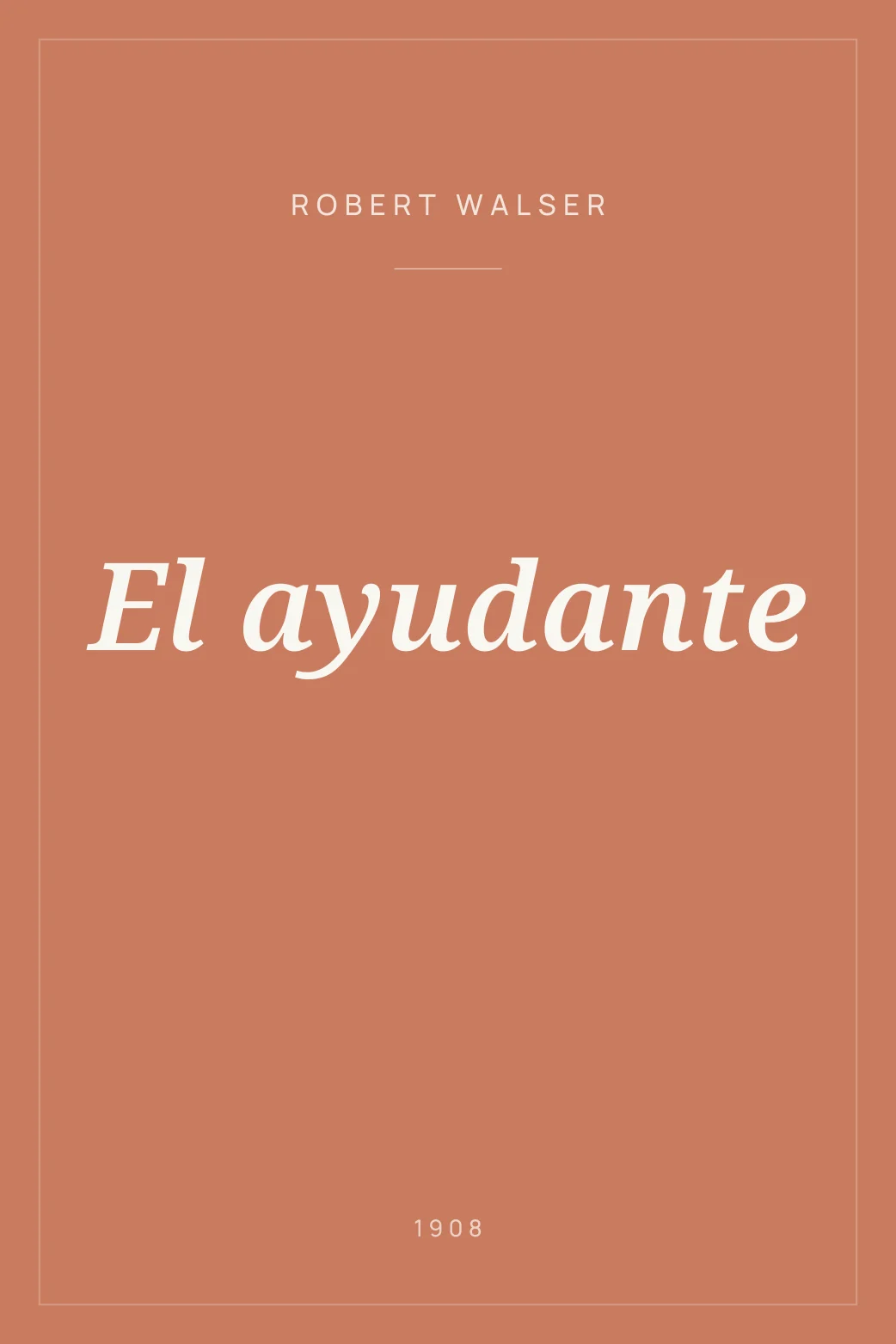 Portada de El ayudante