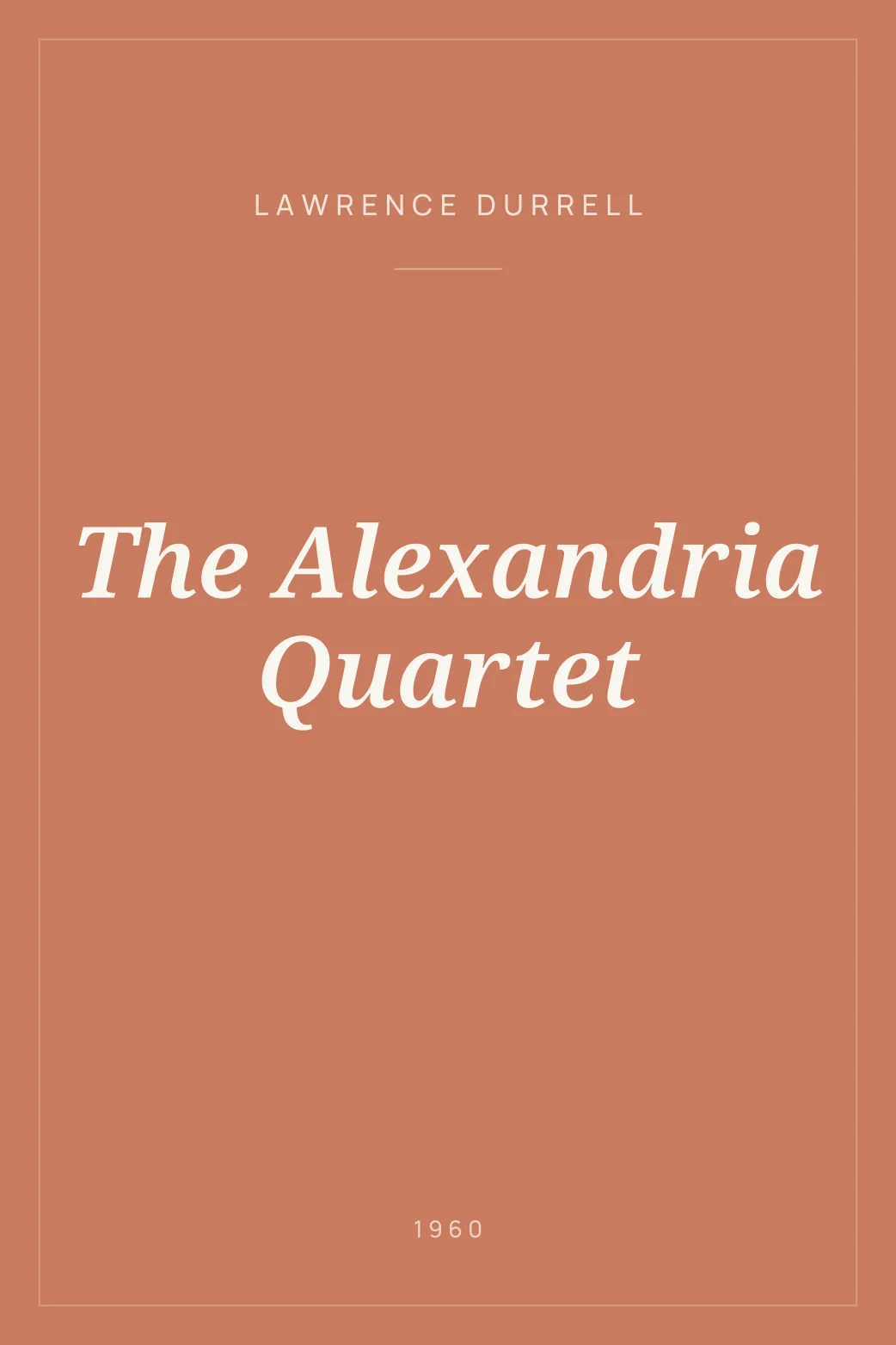 Portada de The Alexandria Quartet