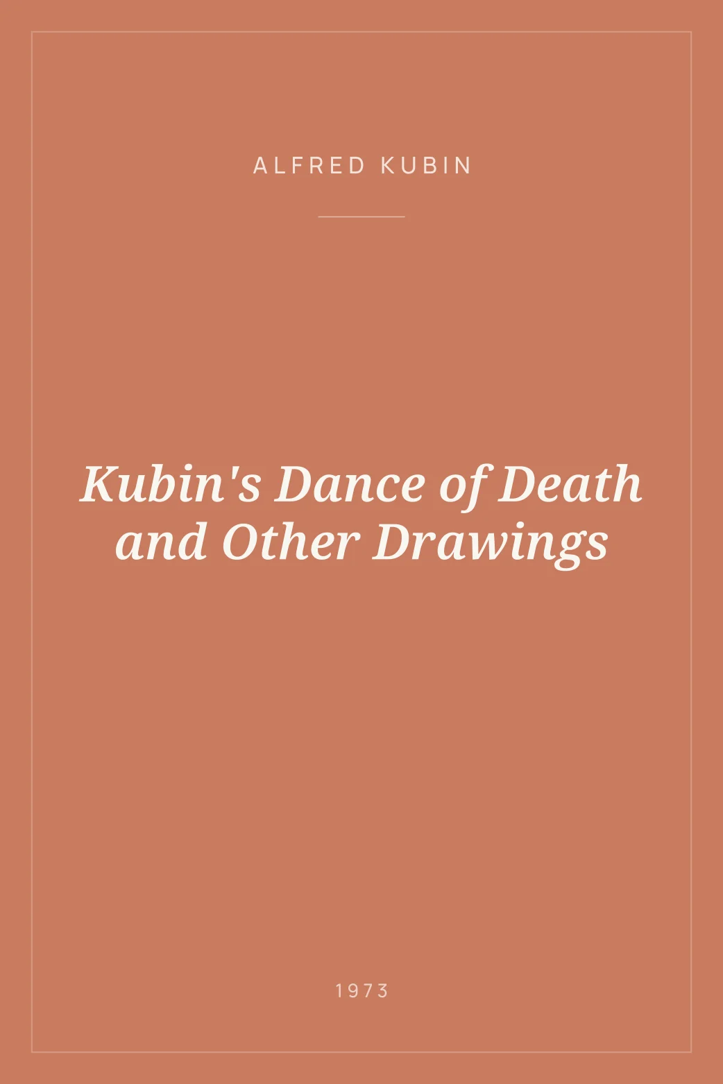 Portada de Kubin's Dance of Death and Other Drawings