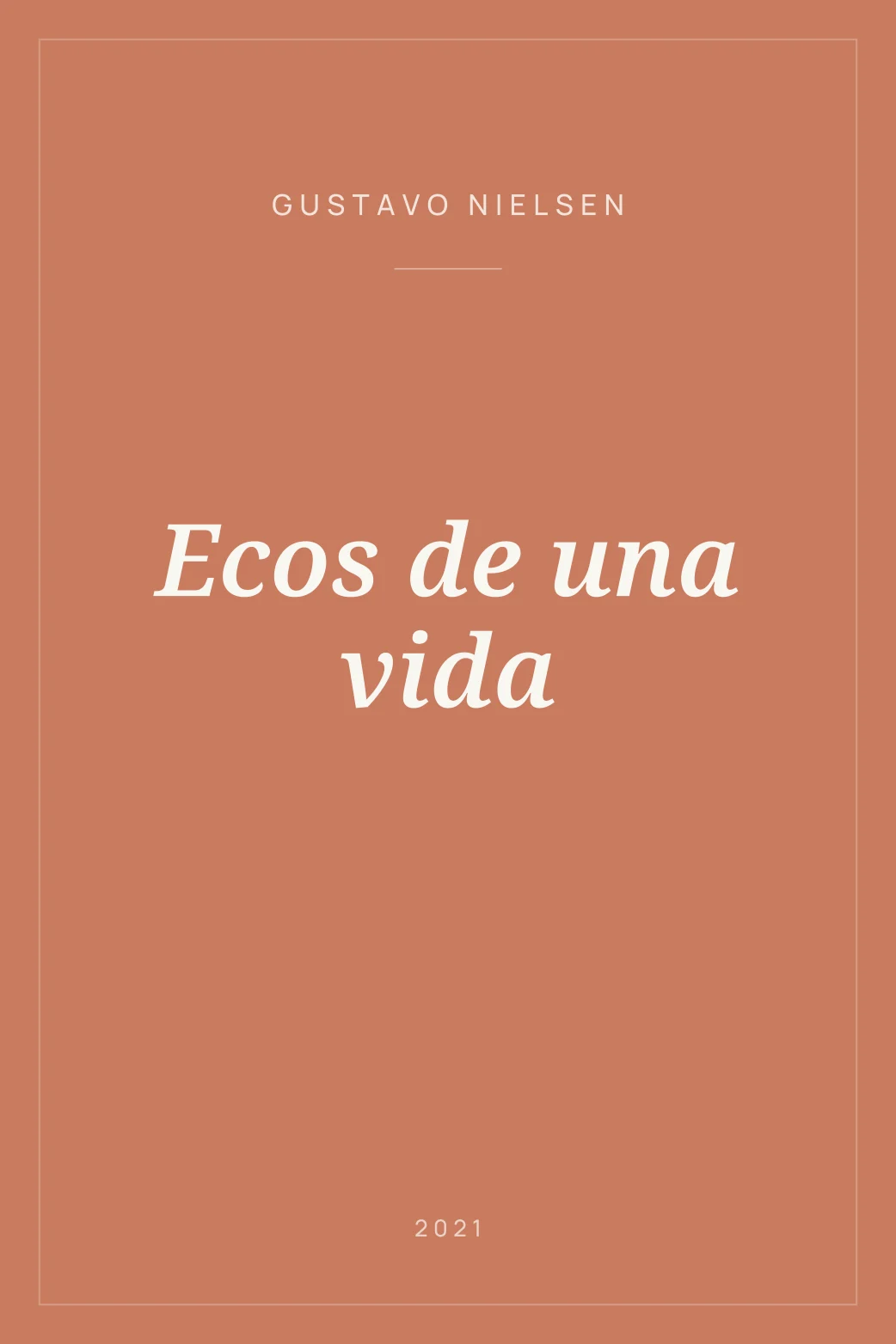 Portada de Ecos de una vida