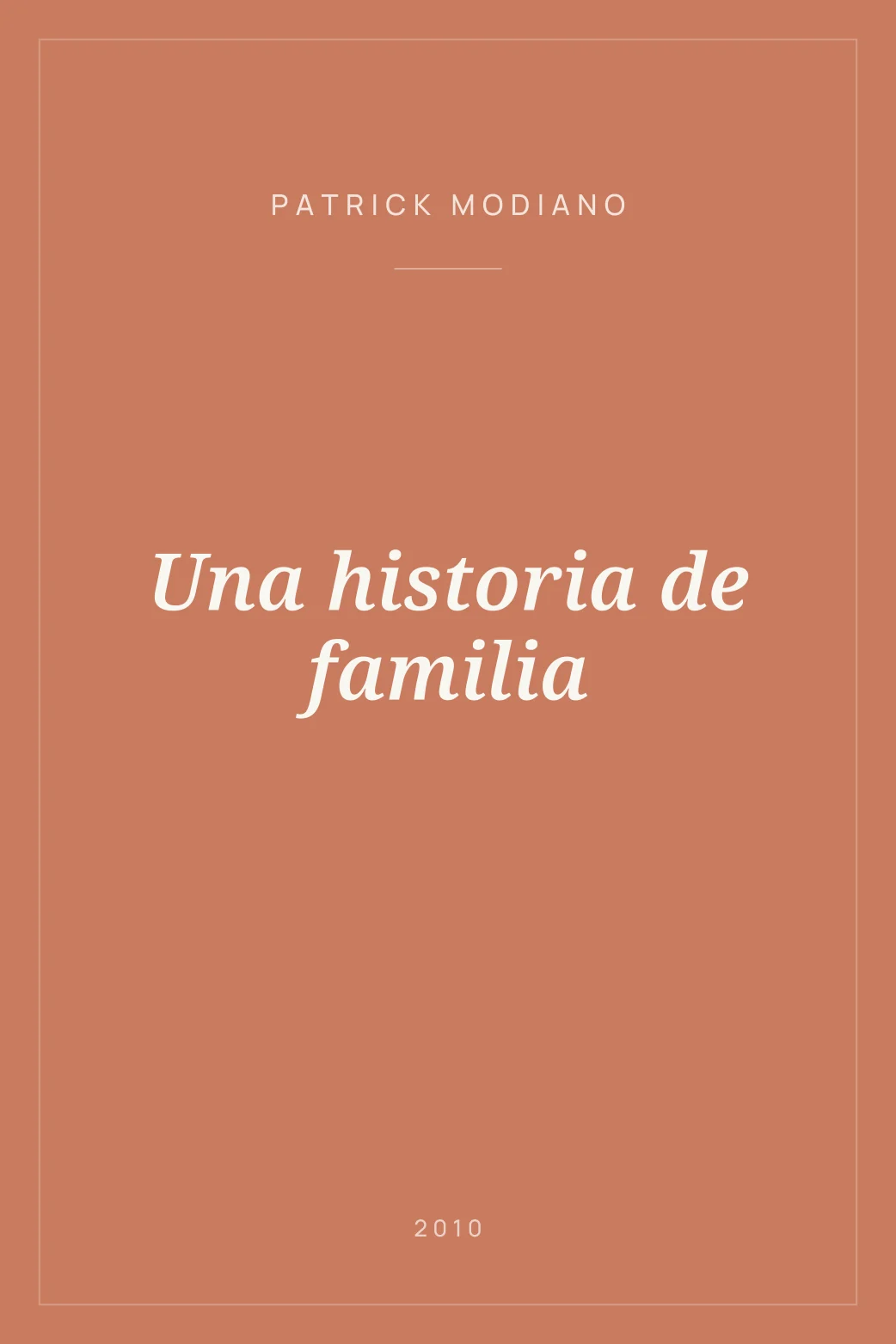 Portada de Una historia de familia