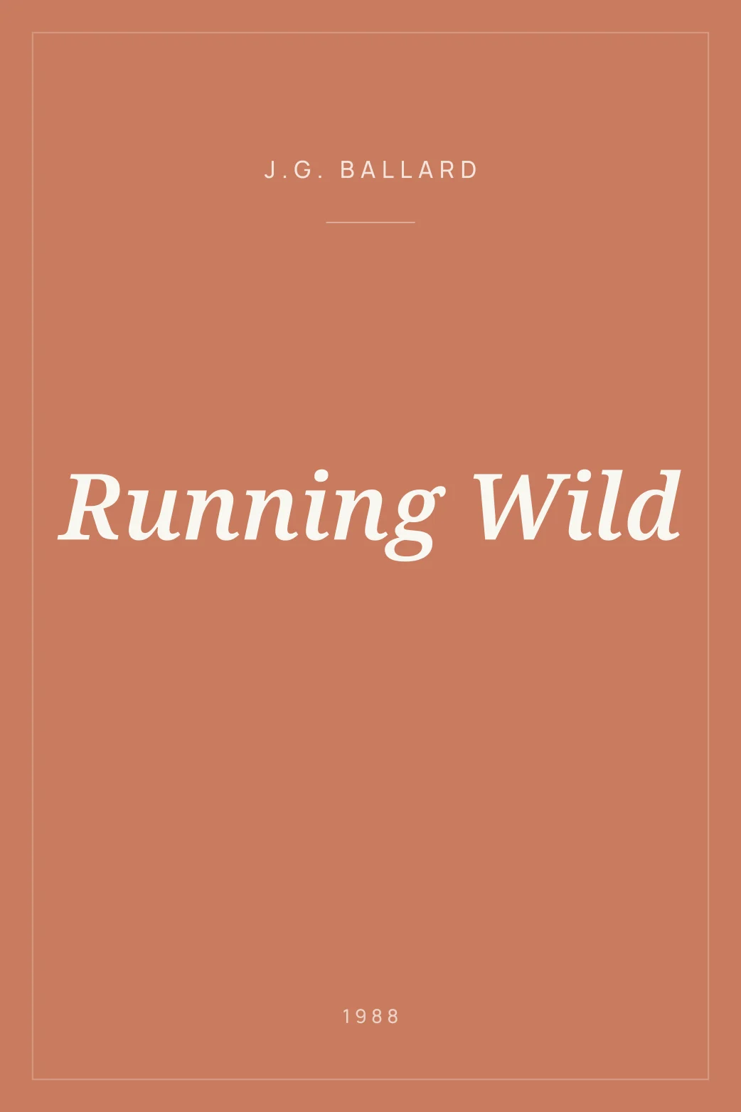Portada de Running Wild