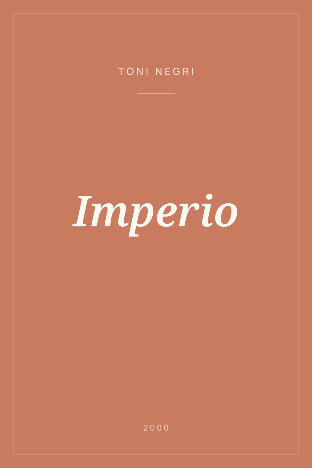 Portada de Imperio