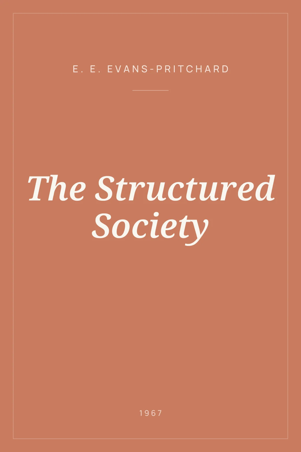 Portada de The Structured Society