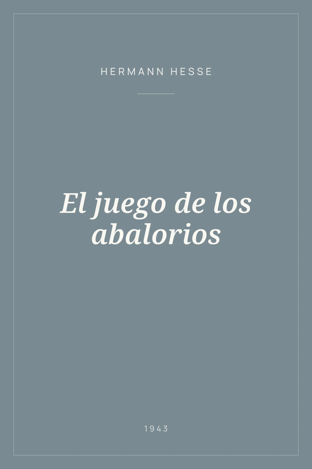 Portada de El juego de los abalorios