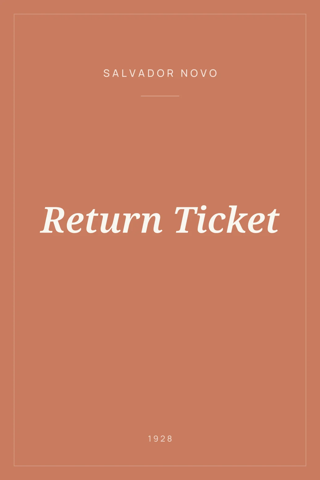 Portada de Return Ticket