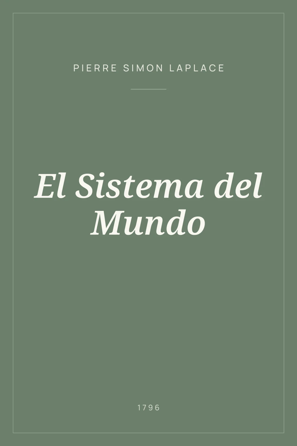 Portada de El Sistema del Mundo