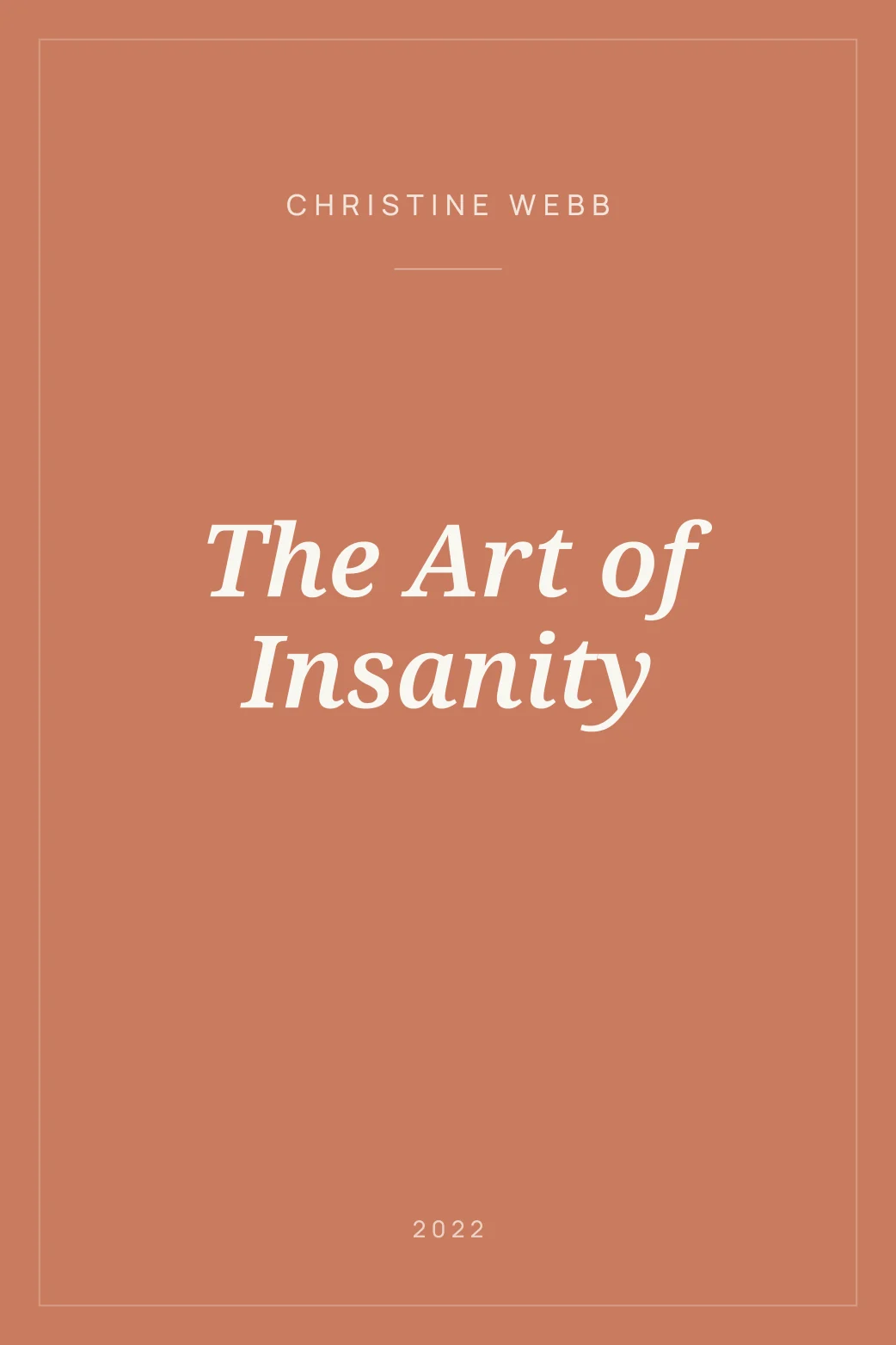 Portada de The Art of Insanity
