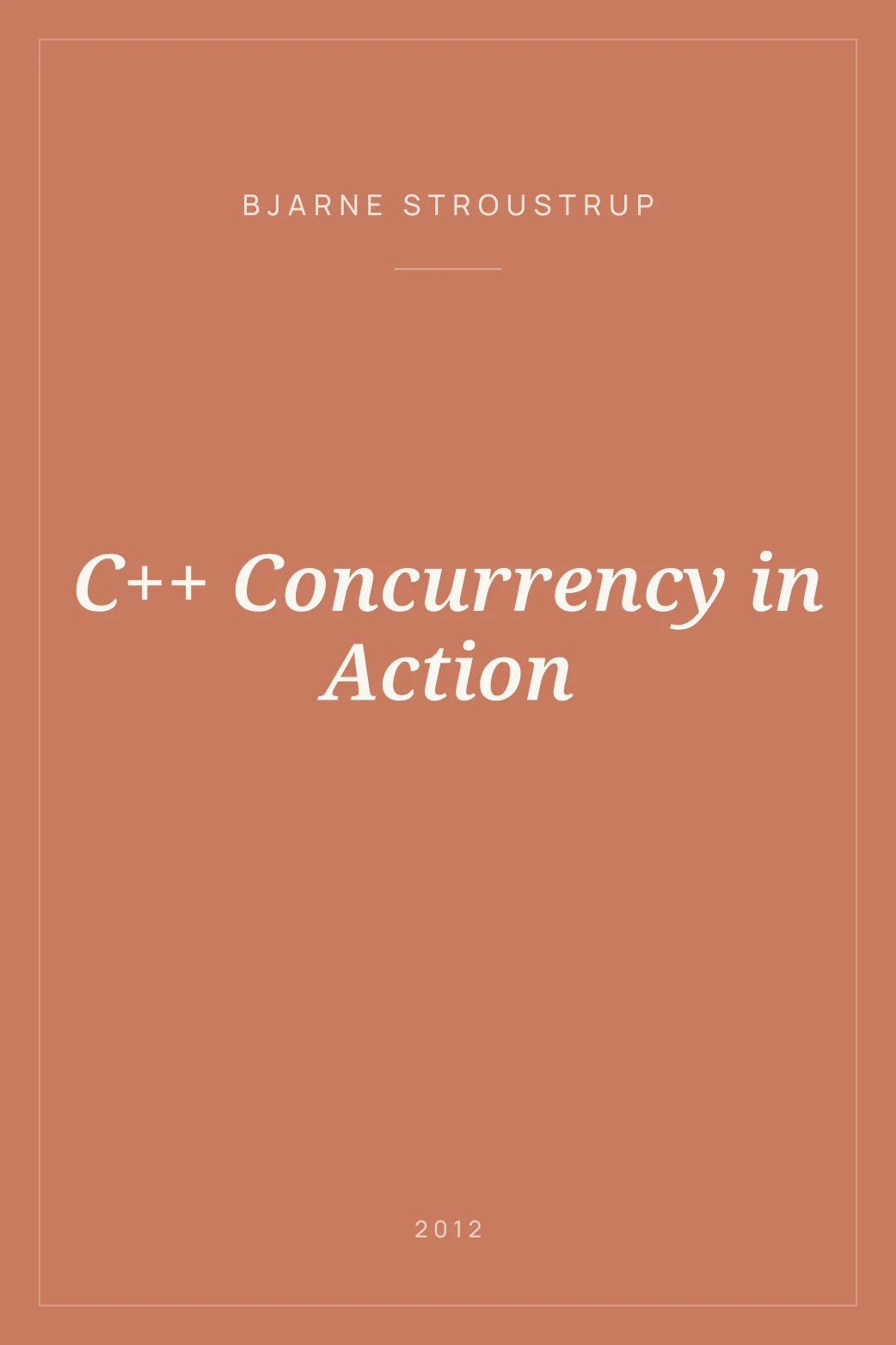 Portada de C++ Concurrency in Action