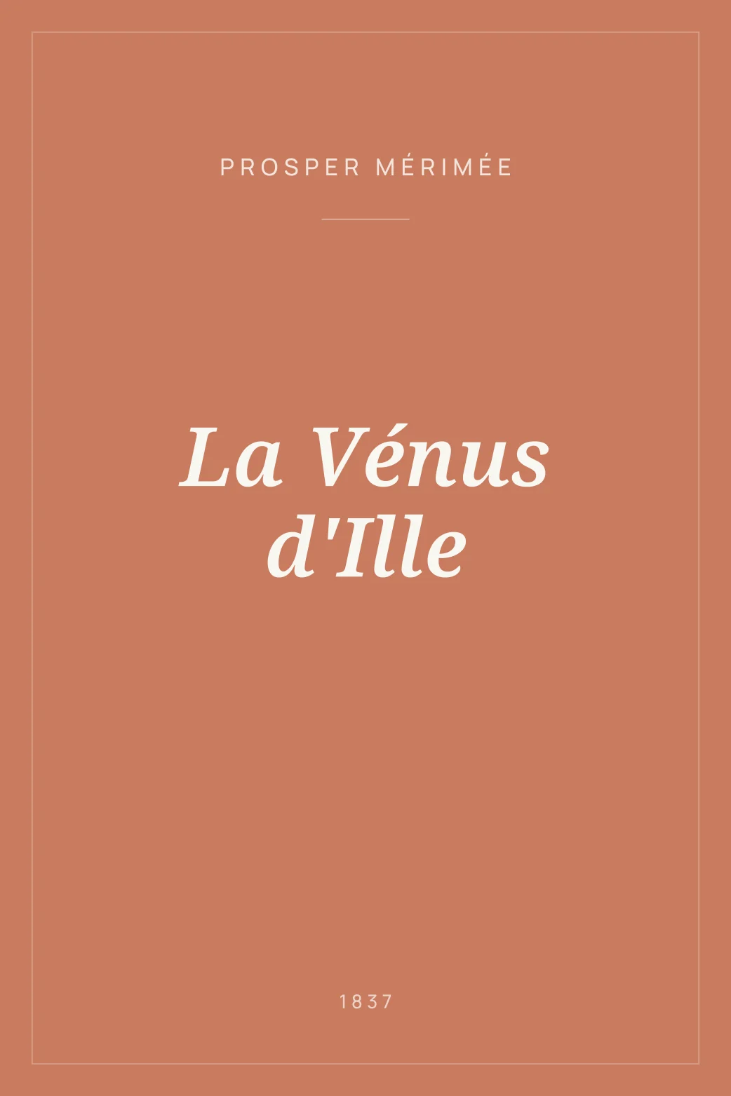 Portada de La Vénus d'Ille