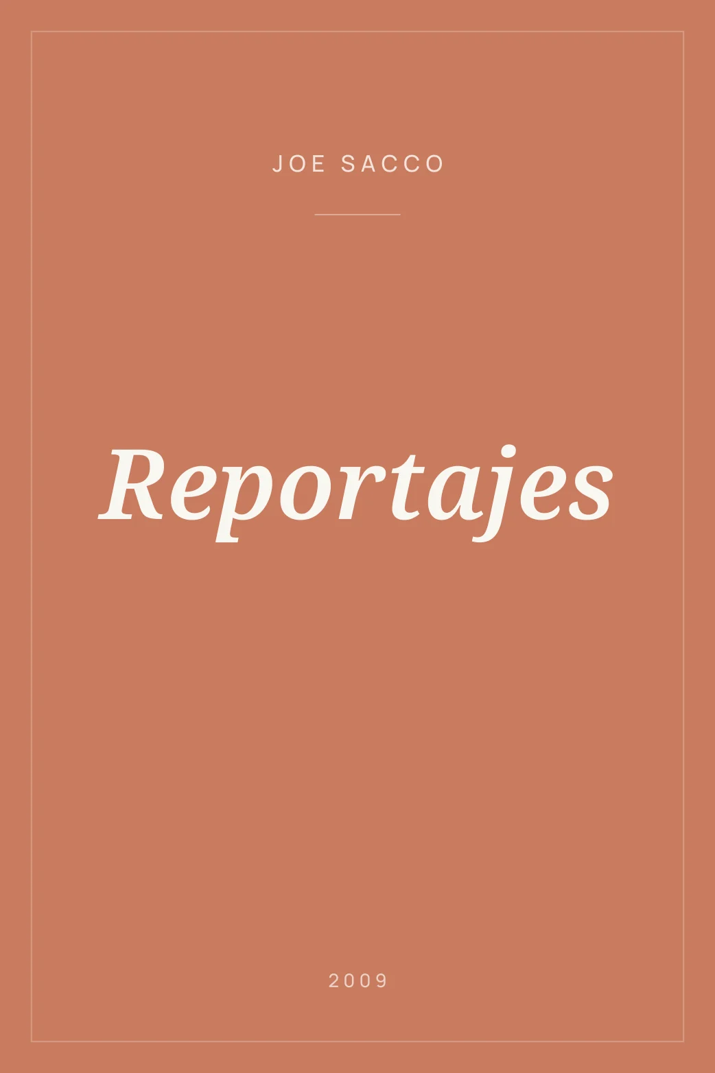 Portada de Reportajes