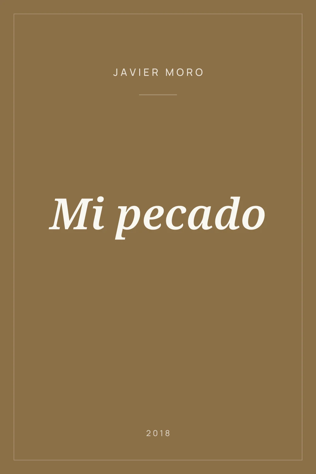 Portada de Mi pecado