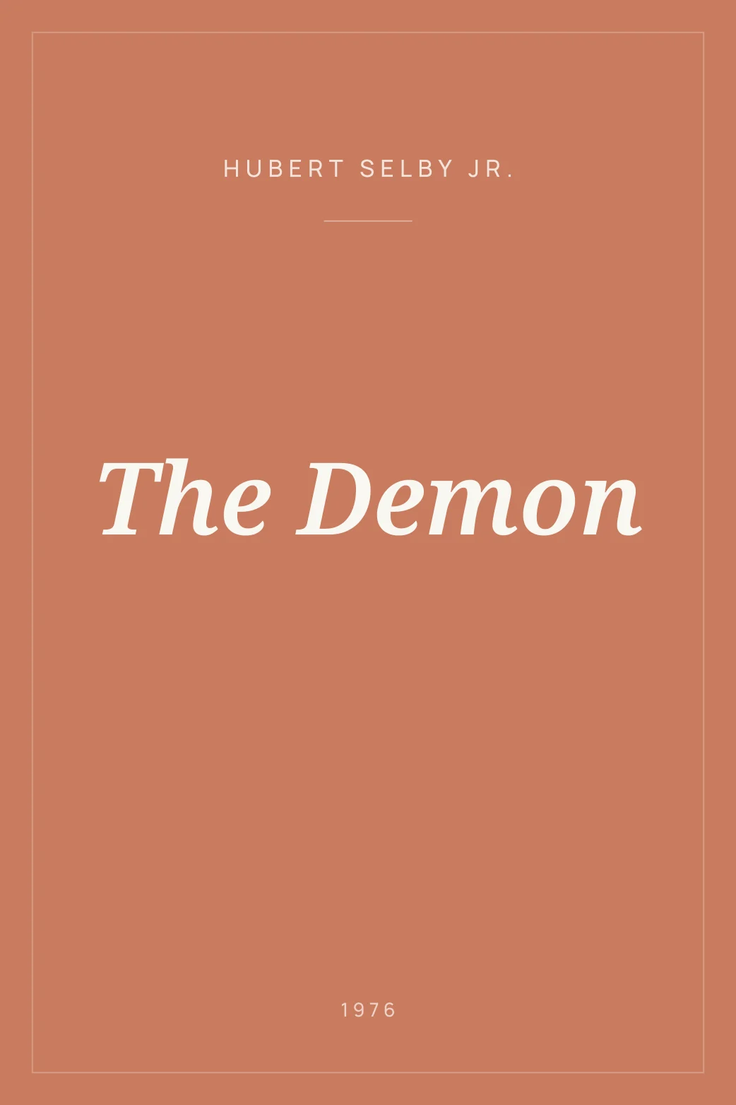 Portada de The Demon