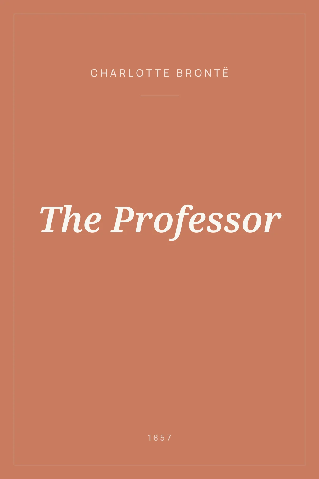 Portada de The Professor