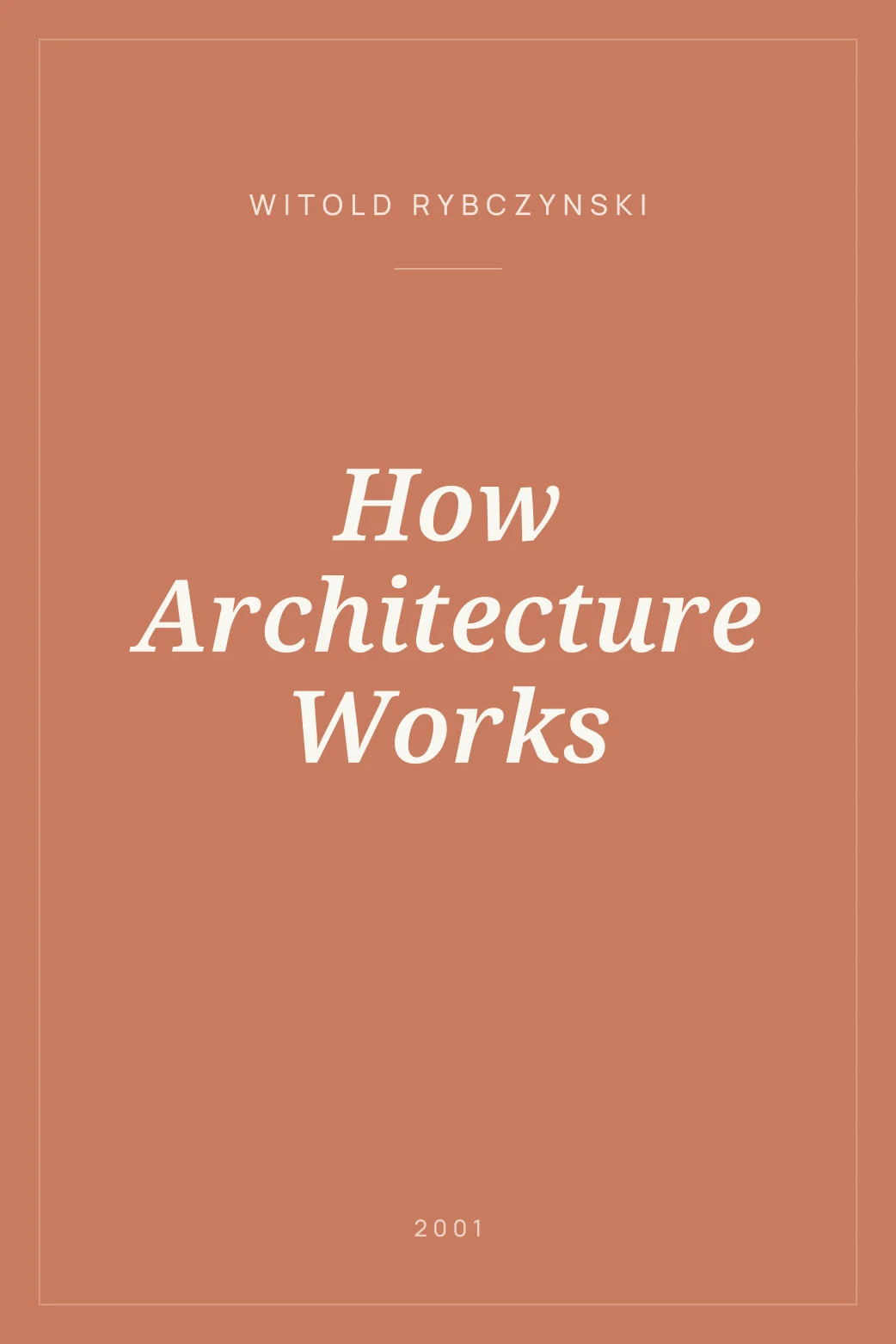 Portada de How Architecture Works