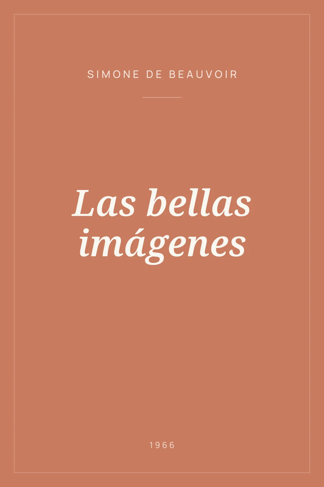 Portada de Las bellas imágenes