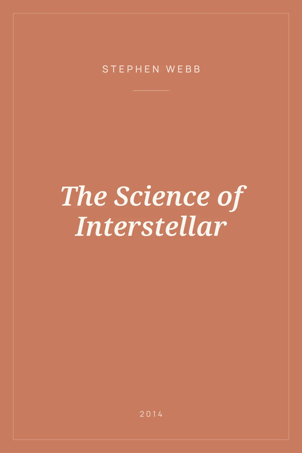 Portada de The Science of Interstellar