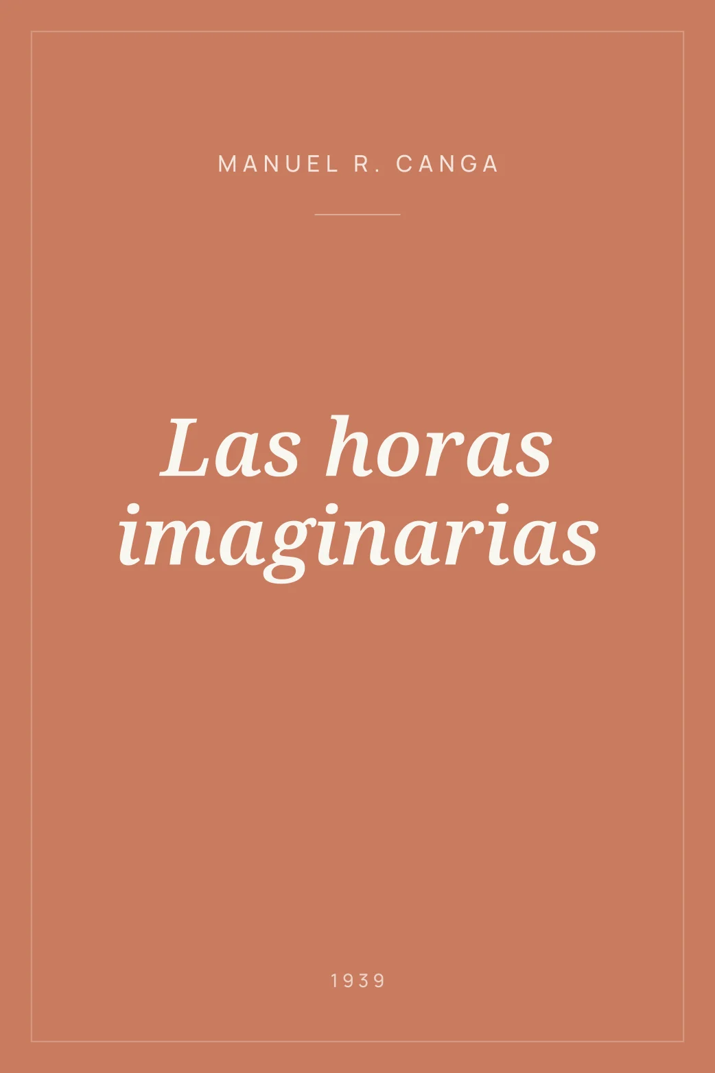 Portada de Las horas imaginarias