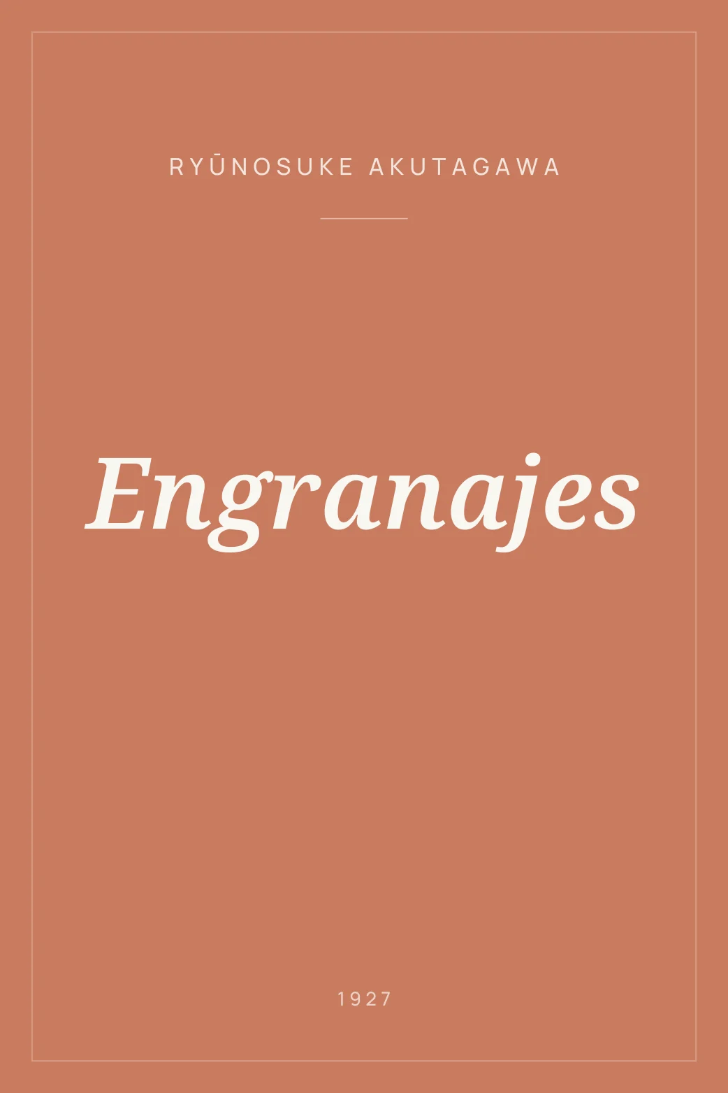 Portada de Engranajes