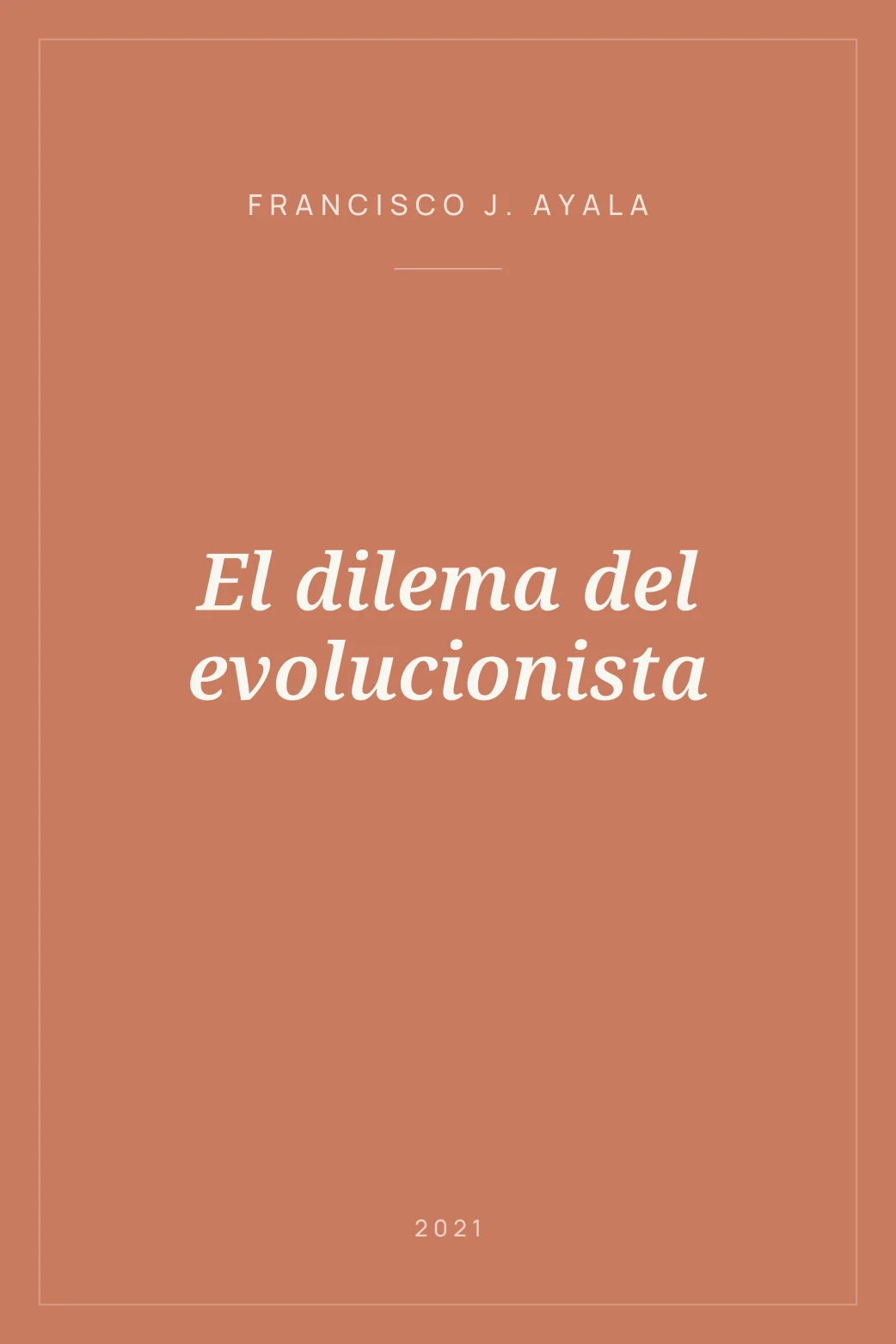 Portada de El dilema del evolucionista