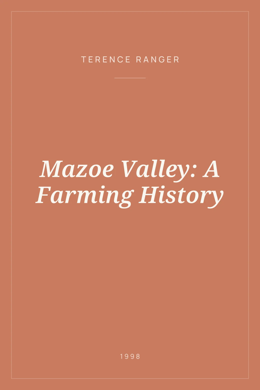 Portada de Mazoe Valley: A Farming History
