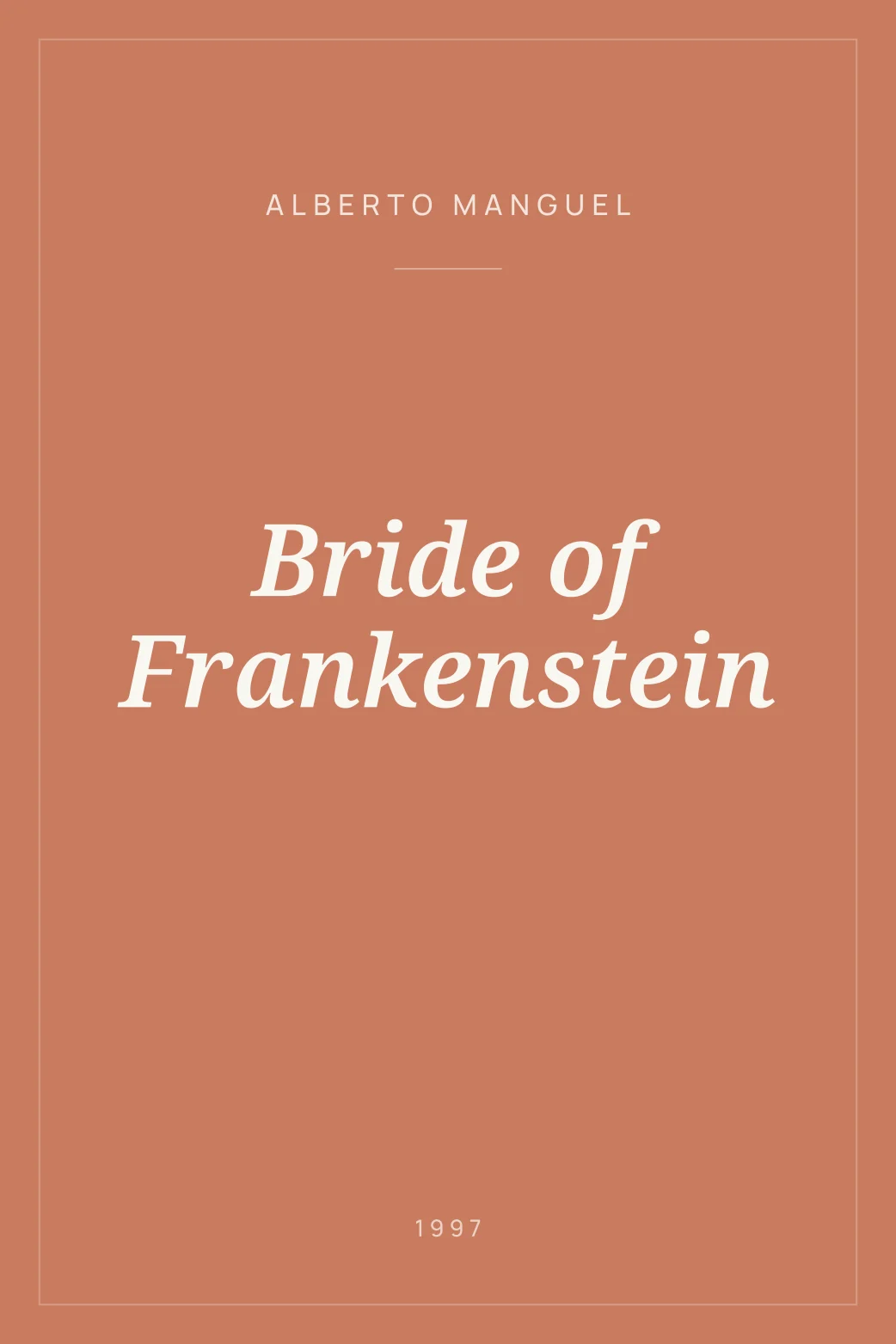 Portada de Bride of Frankenstein