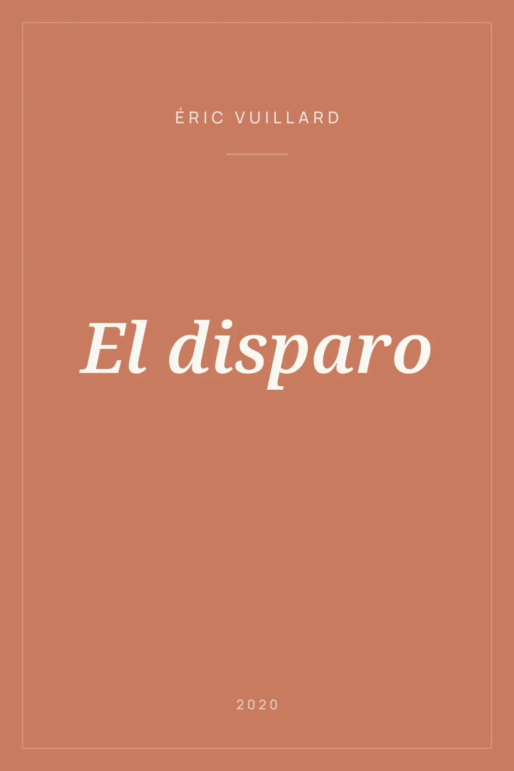 Portada de El disparo