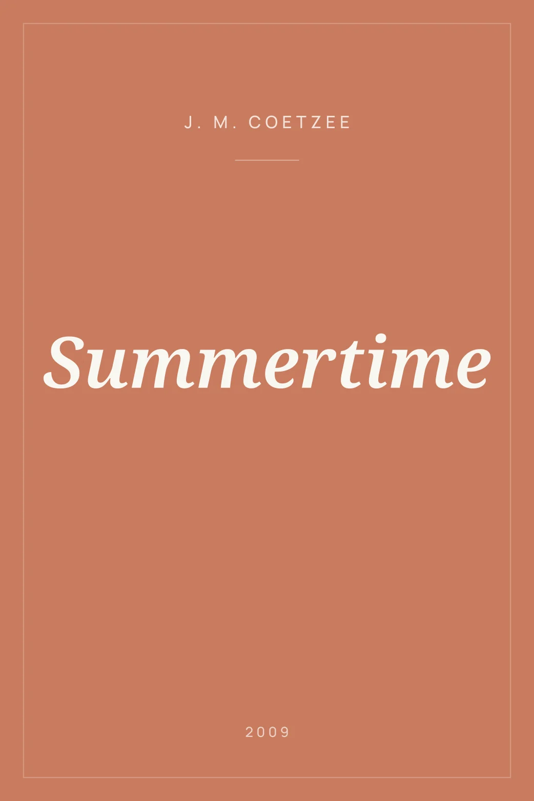 Portada de Summertime