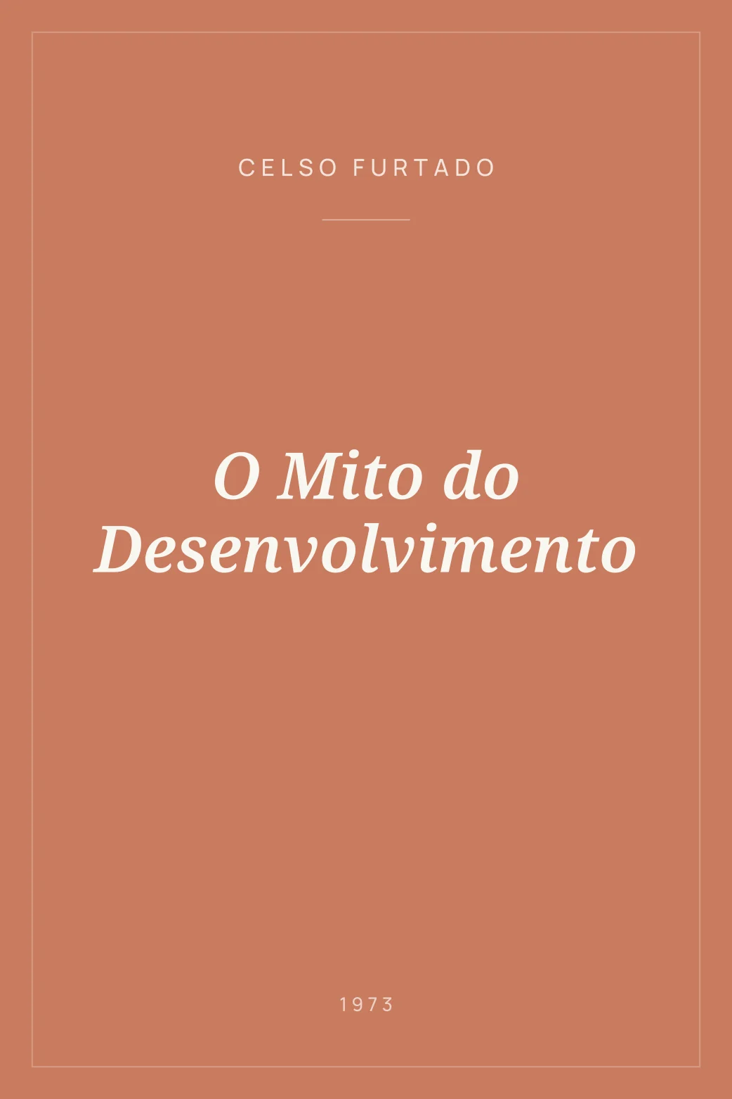 Portada de O Mito do Desenvolvimento