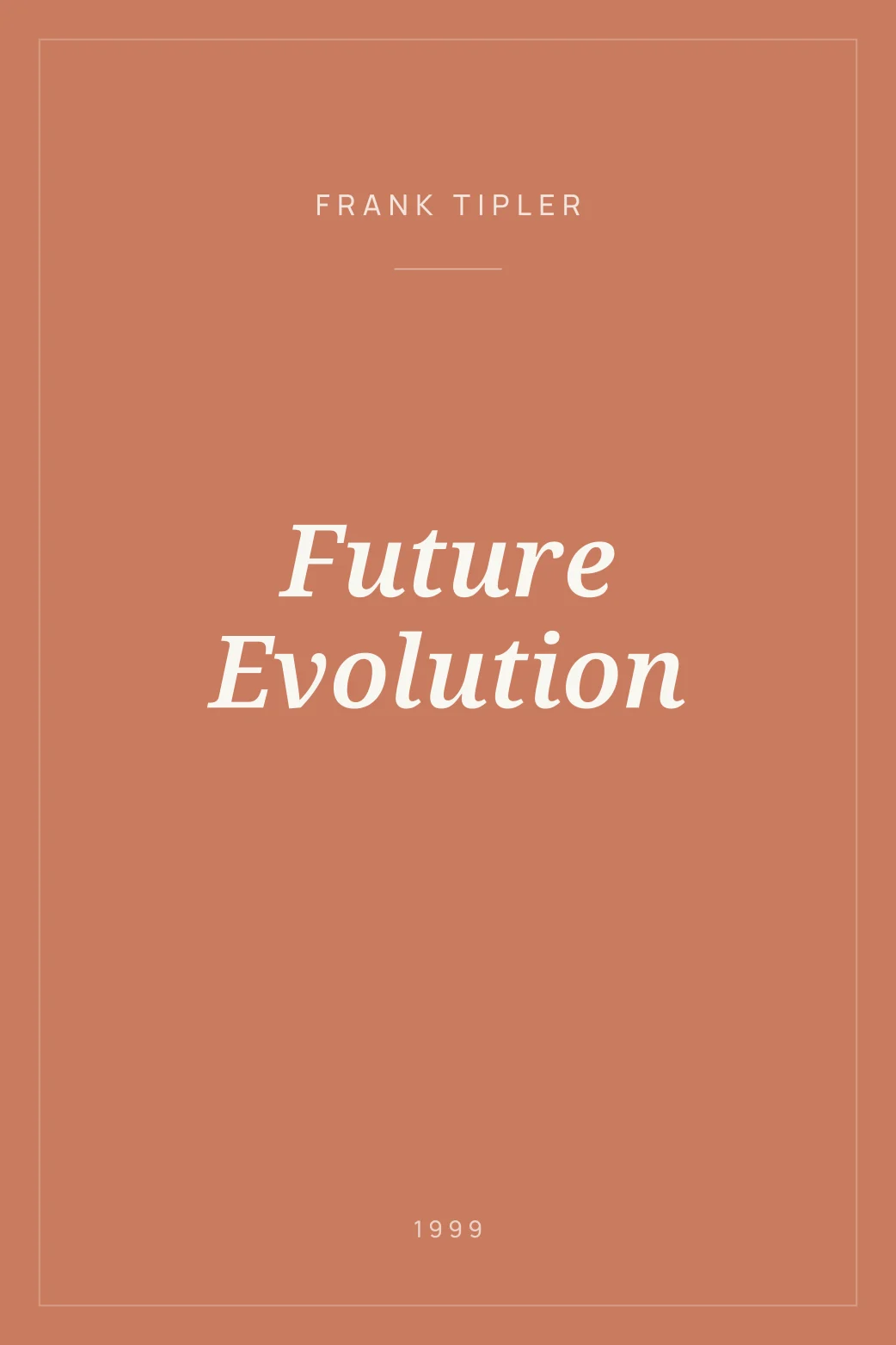 Portada de Future Evolution