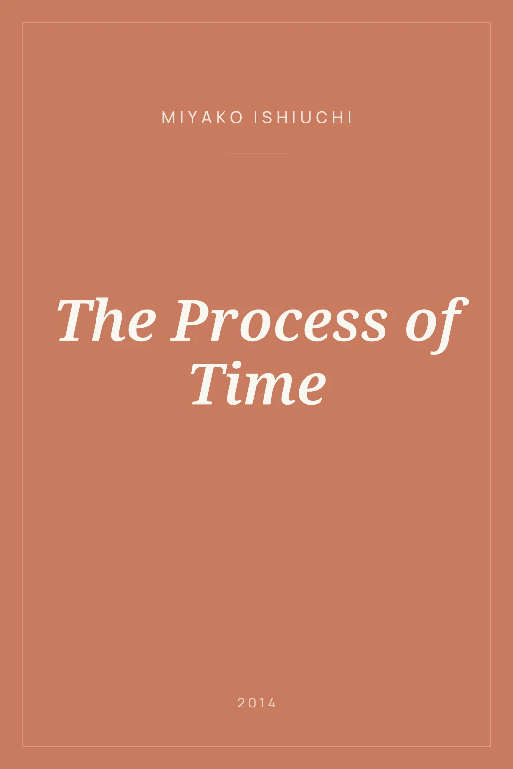 Portada de The Process of Time