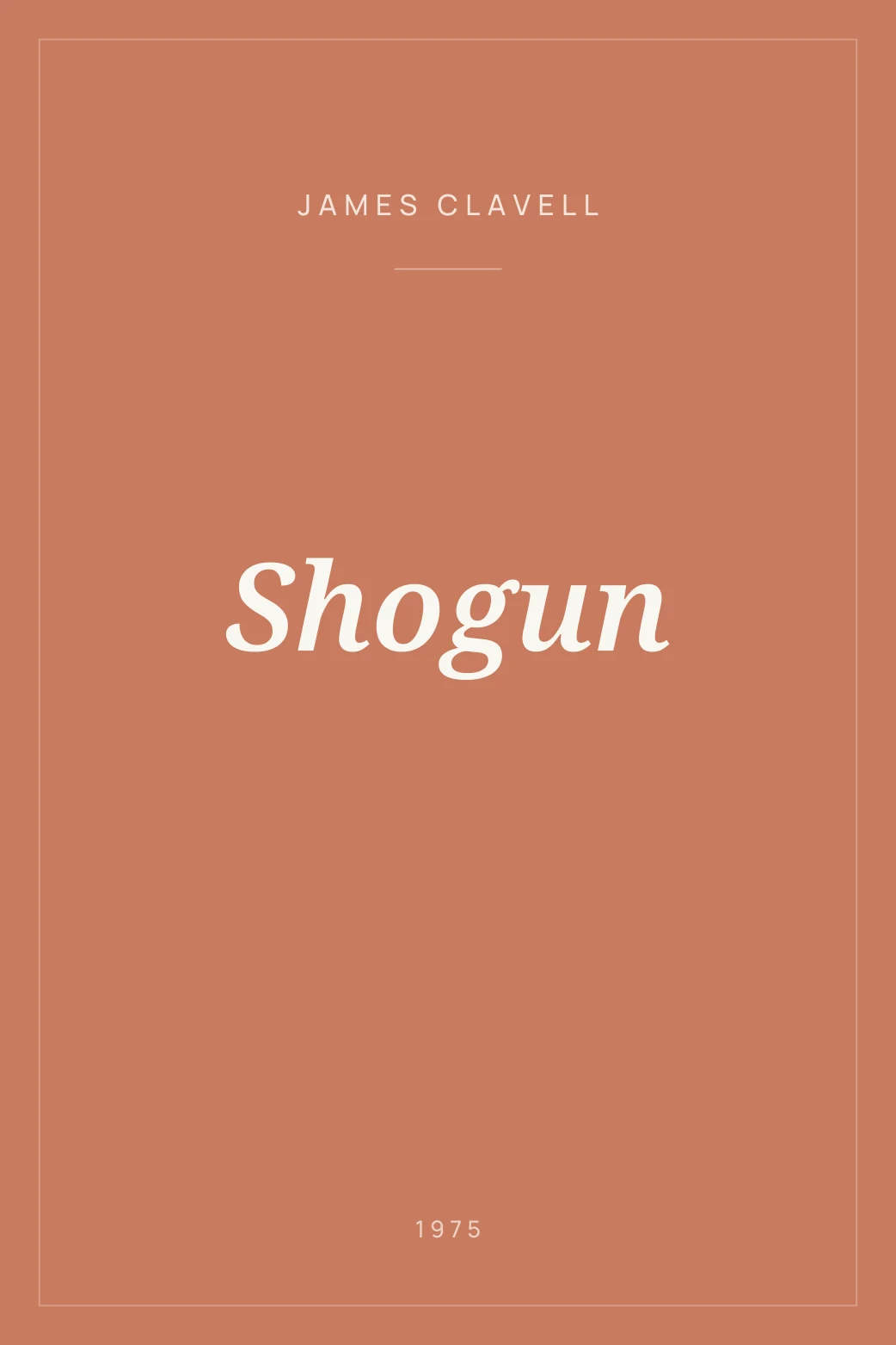 Portada de Shogun