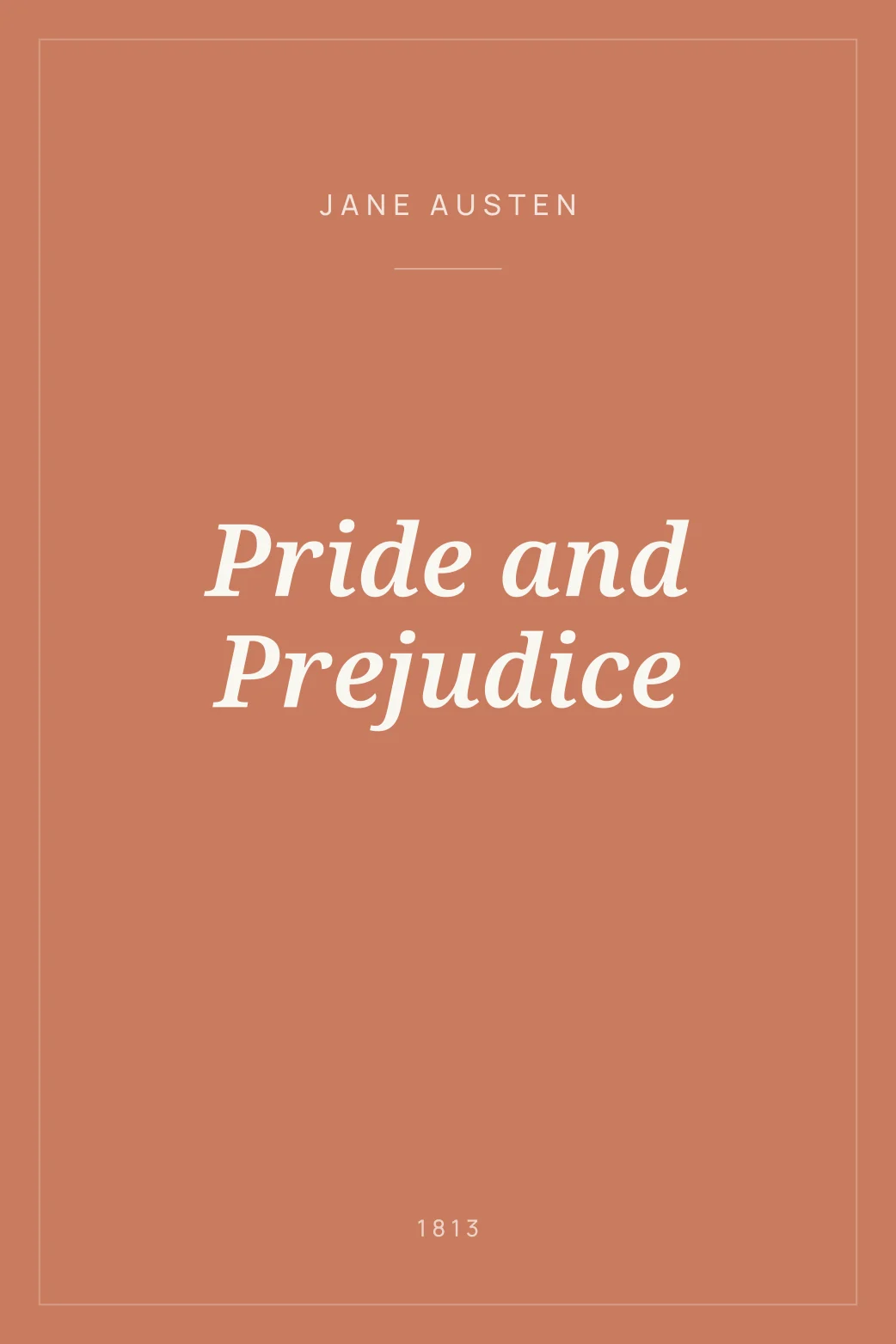Portada de Pride and Prejudice