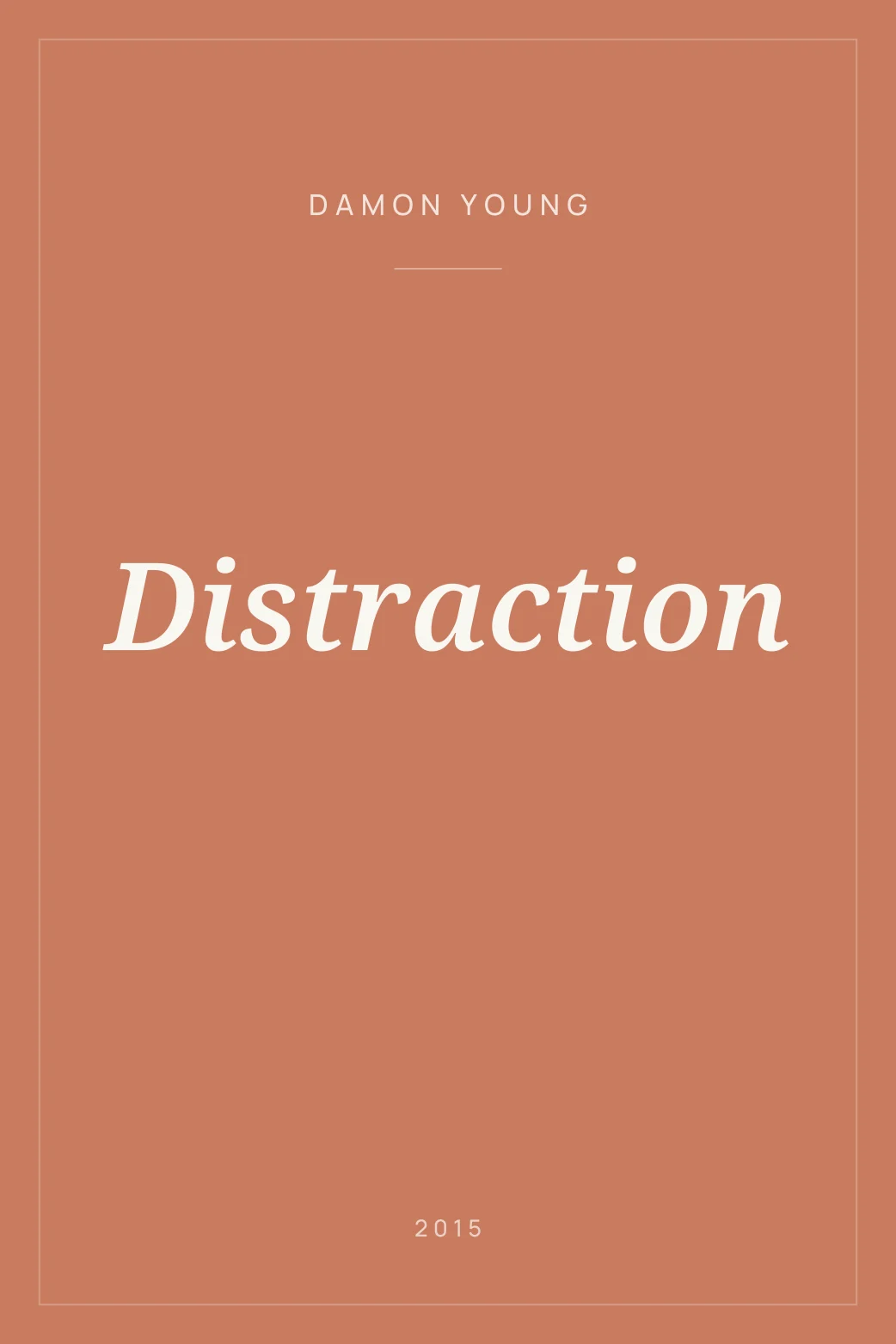 Portada de Distraction
