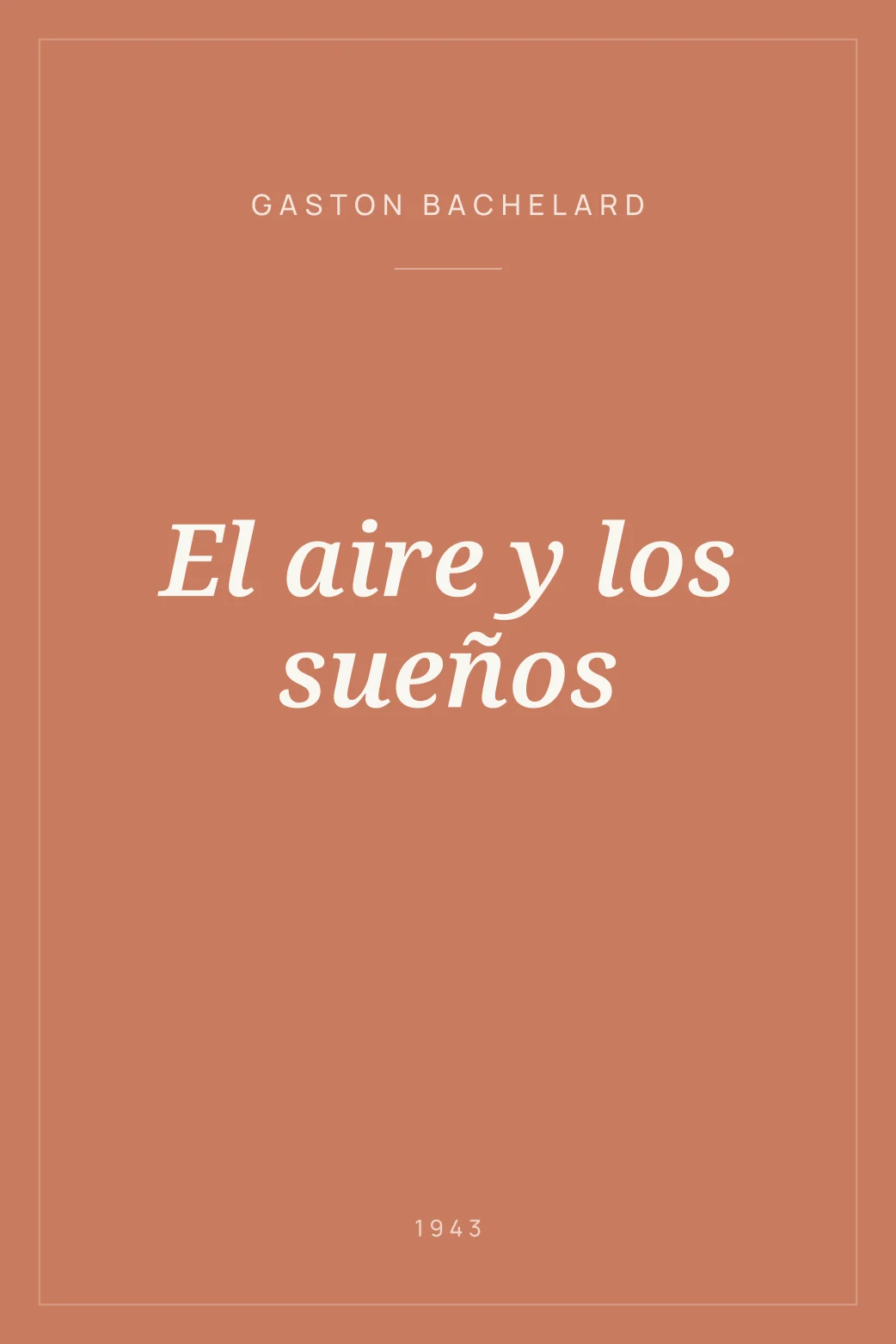 Portada de El aire y los sueños