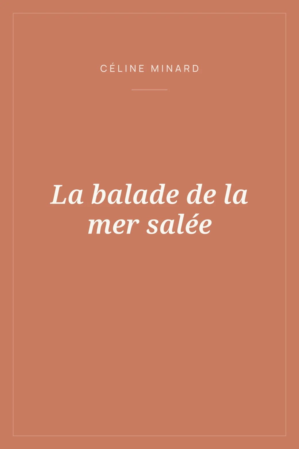 Portada de La balade de la mer salée
