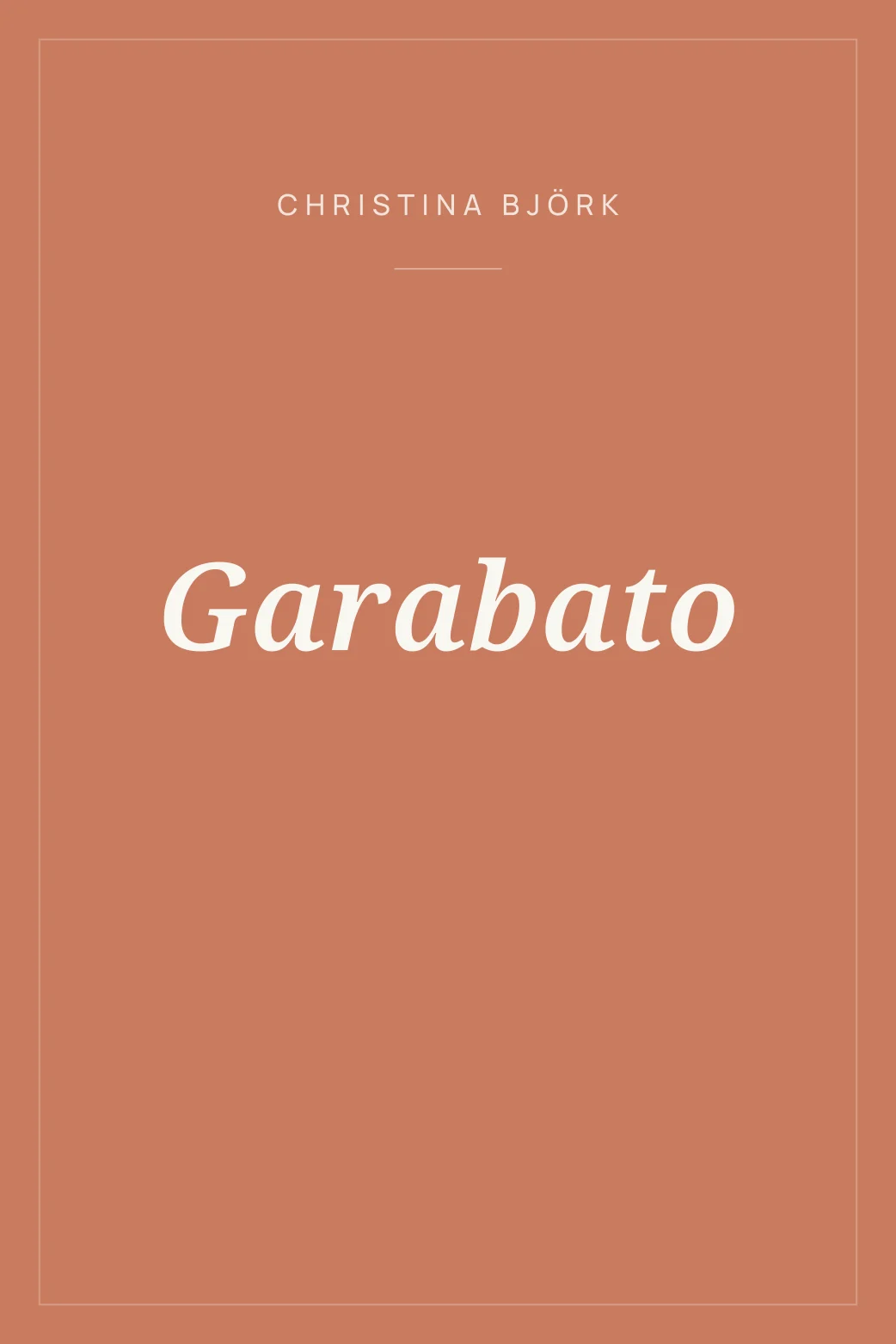 Portada de Garabato