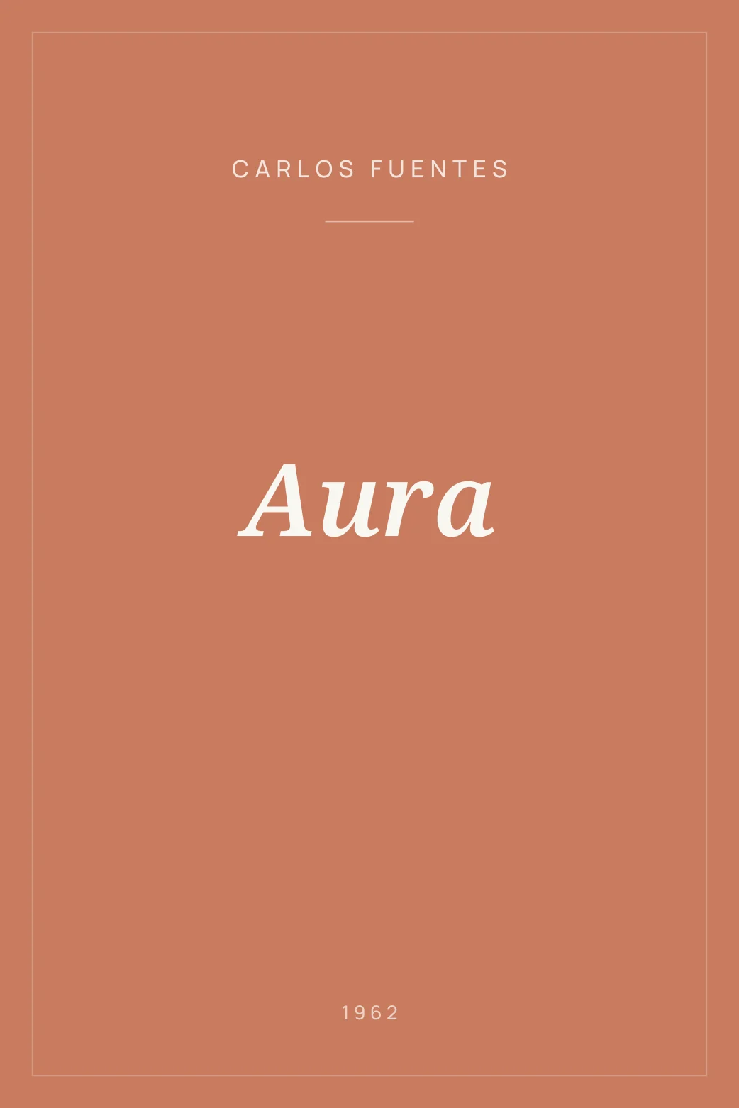 Portada de Aura