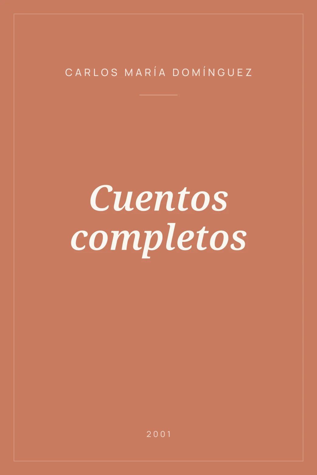 Portada de Cuentos completos
