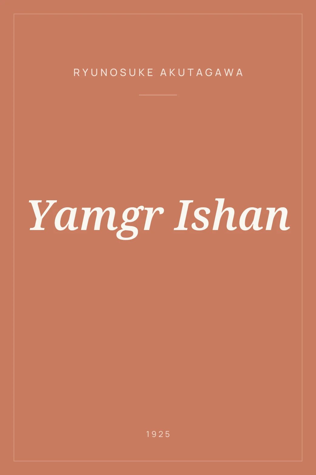 Portada de Yamgr Ishan