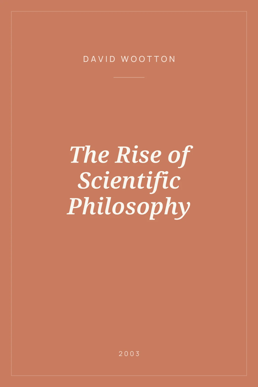 Portada de The Rise of Scientific Philosophy